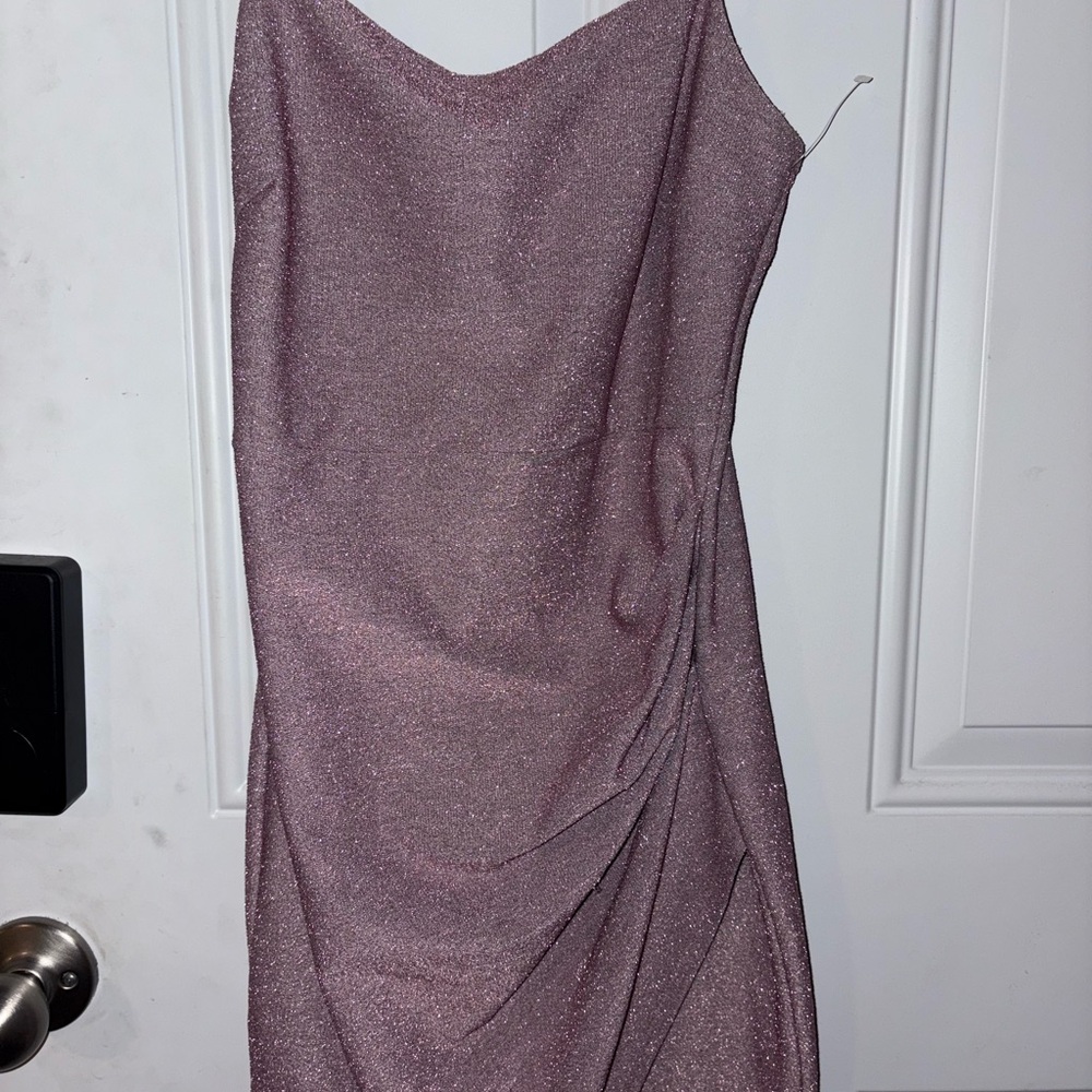 Windsor Sparkling Mauve Mini Dress